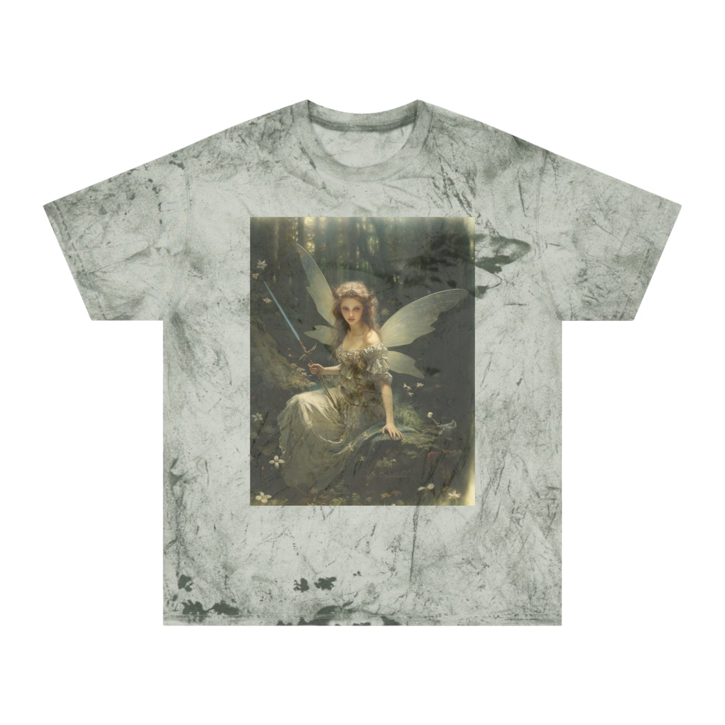 Grunge Fairycore Clothing, Vintage Tie Dye Forest Boho Cottagecore Aesthetic T-shirt