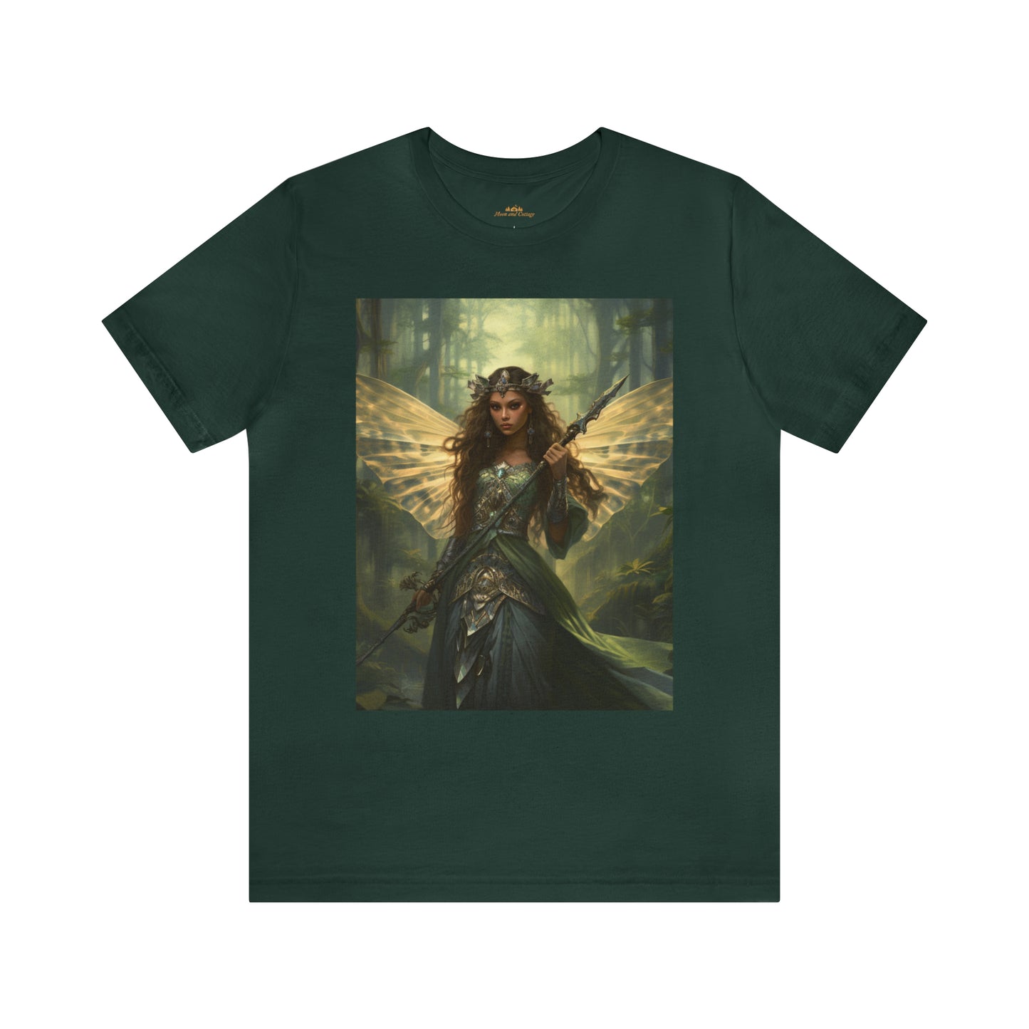 Grunge Fairycore Y2k Printed T-Shirt - Short Sleeves Crewneck Unique Design T-Shirt - Boho Aesthetic Unisex Tee