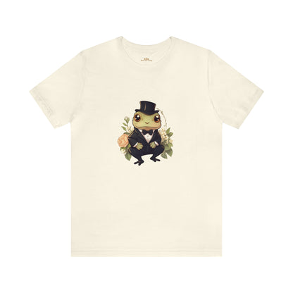 Cottagecore Aesthetic, Frog in Tuxedo Kawaii Vintage T-Shirt, 90's Clothing