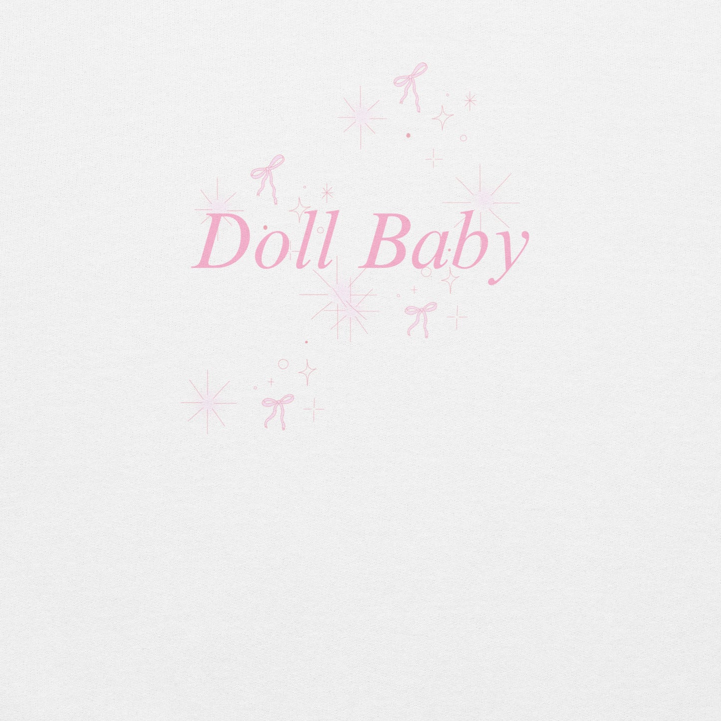 Coquette Aesthetic, Vintage "Doll Baby" Kawaii Long Sleeve Sweater